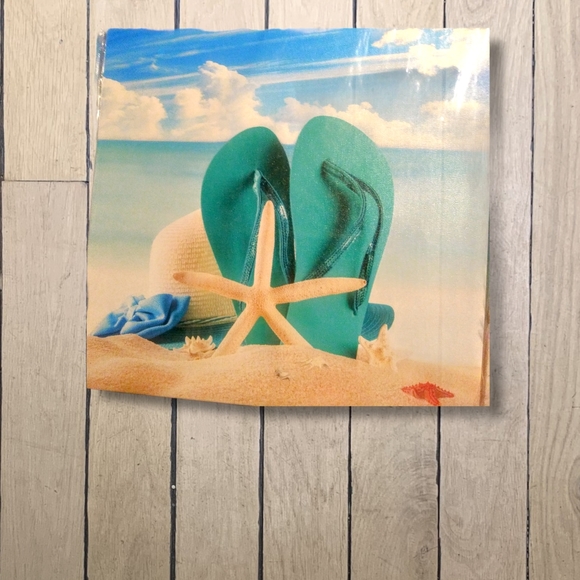 Set of 3 Canvas Beach Scene Wall Art New in Box - Picture 3 of 6
